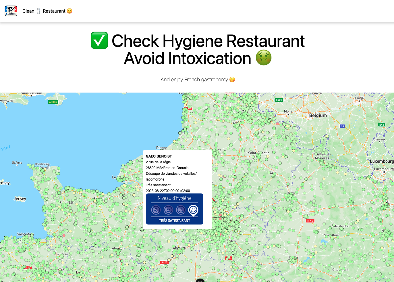 Clean Restaurant